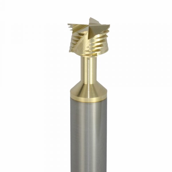 Onsrud 34-127 Soild Carbide 4FL 563/1000 x 19/50 x 3 OAL For Honeycomb Panel, 1/2 Shank, ZrN Coated