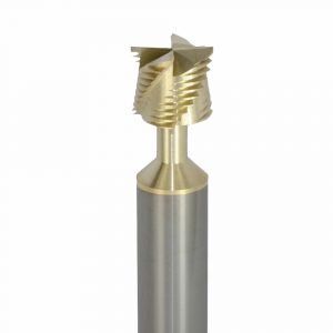 Onsrud 34-129 Soild Carbide 4FL 563/1000 x 1/2 x 3 OAL For Honeycomb Panel, 1/2 Shank, ZrN Coated