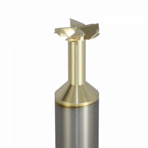 Onsrud 34-131 Soild Carbide 4FL 63/100 x 13/100 x 3 OAL For Honeycomb Panel, 5/8 Shank, ZrN Coated
