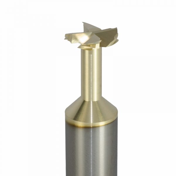 Onsrud 34-131 Soild Carbide 4FL 63/100 x 13/100 x 3 OAL For Honeycomb Panel, 5/8 Shank, ZrN Coated