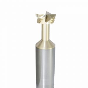 Onsrud 34-132 Soild Carbide 4FL 16.00 mm x 6.35 mm x 76.00 mm OAL For Honeycomb Panel, 16.00 mm Shank, ZrN Coated