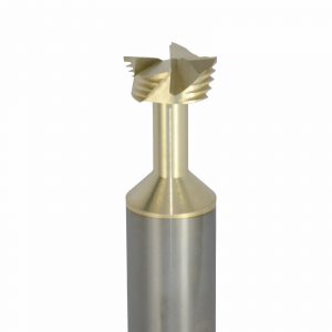 Onsrud 34-133 Soild Carbide 4FL 63/100 x 1/4 x 3 OAL For Honeycomb Panel, 5/8 Shank, ZrN Coated