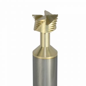 Onsrud 34-135 Soild Carbide 4FL 63/100 x 19/50 x 3 OAL For Honeycomb Panel, 5/8 Shank, ZrN Coated