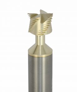 Onsrud 34-137 Soild Carbide 4FL 63/100 x 1/2 x 3 OAL For Honeycomb Panel, 5/8 Shank, ZrN Coated