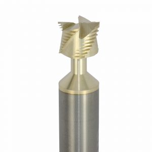 Onsrud 34-137 Soild Carbide 4FL 63/100 x 1/2 x 3 OAL For Honeycomb Panel, 5/8 Shank, ZrN Coated