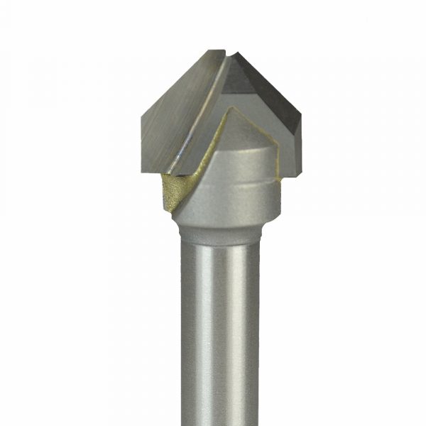 Onsrud 37-72 Carbide Tipped Router 2FL 1/2 x 3/8 x 2 OAL For Aluminum/Plastic Sandwich Materials, 1/2 Shank