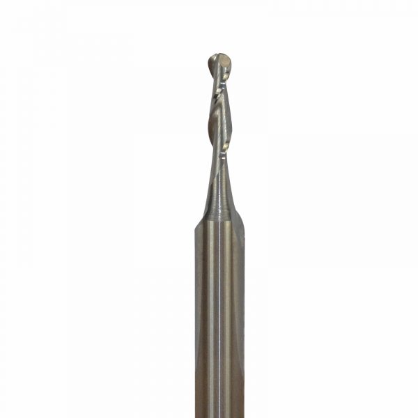 Onsrud 52-240BM Solid Carbide router 2FL 3.00 mm x 12.00 mm x 50.00 mm OAL For Soft Wood, Hard Wood, Wood Composite, Soft Plastic, Hard Plastic, Aluminum, 6.00 mm Shank