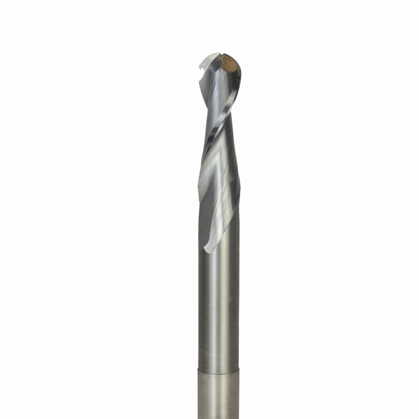 Onsrud 52-244BL Solid Carbide router 2FL 1/8 x 1/2 x 3 OAL For Soft Wood, Hard Wood, Wood Composite, Soft Plastic, Hard Plastic, Aluminum, 1/8 Shank