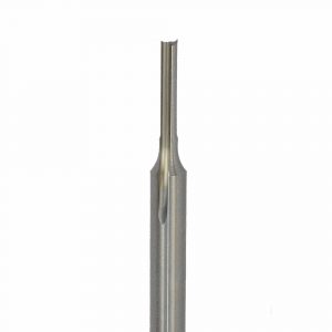 Onsrud 56-614 Solid Carbide router 2FL 1/8 x 5/8 x 4 OAL For Soft Plastic, Hard Plastic, 1/4 Shank