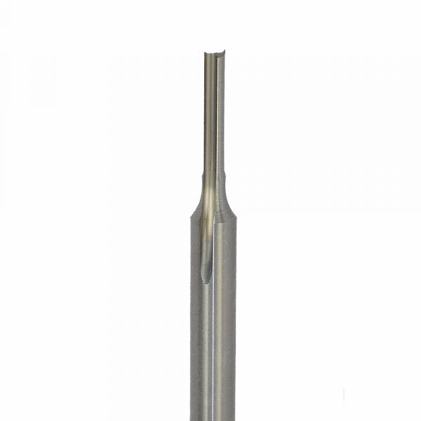 Onsrud 56-614 Solid Carbide router 2FL 1/8 x 5/8 x 4 OAL For Soft Plastic, Hard Plastic, 1/4 Shank