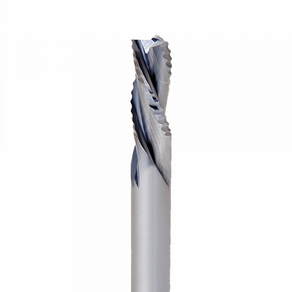 Onsrud 60-006 Solid Carbide rougher router 3FL 1/2 x 1-1/8 x 3-1/2 OAL For Soft Wood, Hard Wood, Wood Composites, Hard Plastic, Soft Plastic, 1/2 Shank