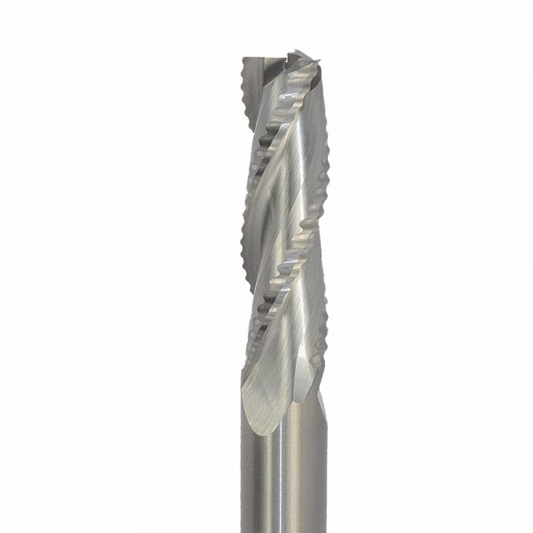 Onsrud 60-019 Solid Carbide rougher router 3FL 3/4 x 2-1/8 x 5 OAL For Soft Wood, Hard Wood, Wood Composites, Hard Plastic, Soft Plastic, 3/4 Shank