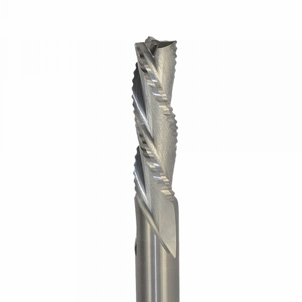 Onsrud 60-020 Solid Carbide rougher router 3FL 3/4 x 2-1/8 x 5 OAL For Soft Wood, Hard Wood, Wood Composites, Hard Plastic, Soft Plastic, 3/4 Shank
