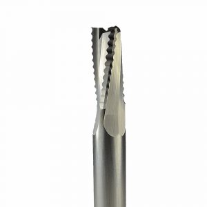 Onsrud 60-037 Solid Carbide rougher router 3FL 3/8 x 1-1/8 x 3-1/2 OAL For Soft Wood, Hard Wood, Wood Composites, Hard Plastic, Soft Plastic, 3/8 Shank