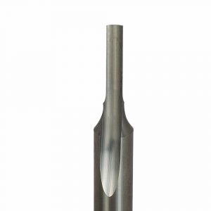 Onsrud 61-042L Solid Carbide router 1FL 1/8 x 1/2 x 2 OAL For Soft Plastic, Hard Plastic, 1/4 Shank