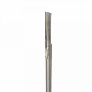Onsrud 61-085 Solid Carbide router 1FL 1/4 x 1/1 x 3-1/4 OAL For Soft Plastic, Hard Plastic, 1/4 Shank