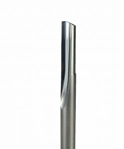 Onsrud 61-412 Solid Carbide router 1FL 6.00 mm x 25.00 mm x 64.00 mm OAL For Soft Wood, Aluminum Sheet, 6.00 mm Shank
