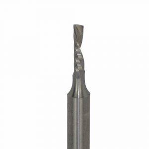 Onsrud 62-712 Solid Carbide router 1FL 1/8 x 1/2 x 2 OAL For Hard Plastic, Solid Surface, 1/4 Shank
