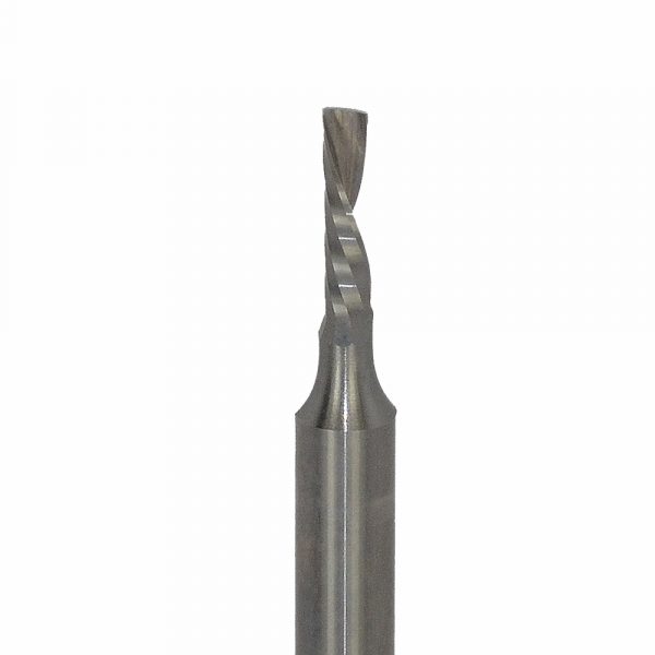 Onsrud 62-712 Solid Carbide router 1FL 1/8 x 1/2 x 2 OAL For Hard Plastic, Solid Surface, 1/4 Shank