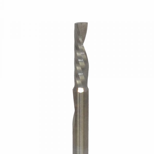 Onsrud 62-713 Solid Carbide router 1FL 1/8 x 1/2 x 2 OAL For Hard Plastic, Solid Surface, 1/8 Shank