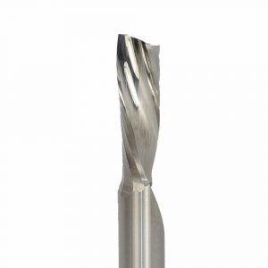 Onsrud 62-727 Solid Carbide router 1FL 1/4 x 1-1/2 x 3 OAL For Hard Plastic, Solid Surface, 1/4 Shank