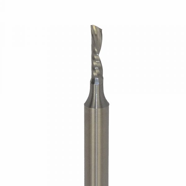 Onsrud 62-816 Solid Carbide router 1FL 3.00 mm x 12.00 mm x 64.00 mm OAL For Hard Plastic, Solid Surface, 6.00 mm Shank