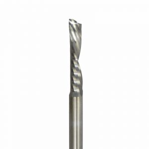 Onsrud 62-840 Solid Carbide router 1FL 6.00 mm x 30.00 mm x 76.00 mm OAL For Hard Plastic, Solid Surface, 6.00 mm Shank