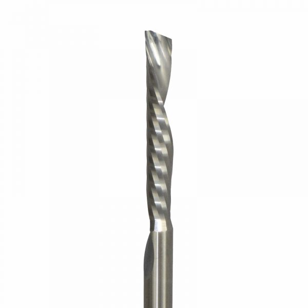 Onsrud 62-842 Solid Carbide router 1FL 6.00 mm x 38.00 mm x 76.00 mm OAL For Hard Plastic, Solid Surface, 6.00 mm Shank