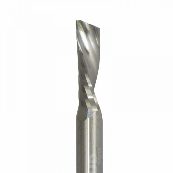 Onsrud 62-844 Solid Carbide router 1FL 8.00 mm x 25.00 mm x 64.00 mm OAL For Hard Plastic, Solid Surface, 8.00 mm Shank
