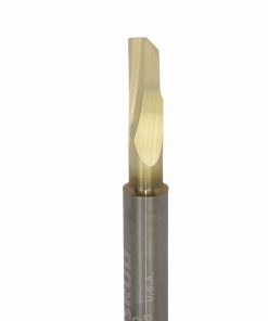 Onsrud 63-420 Solid Carbide router 1FL 3/16 x 1/4 x 2 OAL For Soft Aluminum Sheet, 1/4 Shank, ZrN Coated