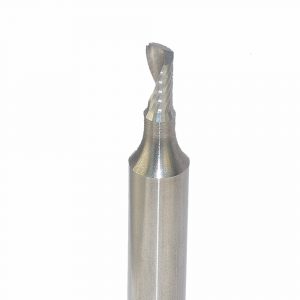 Onsrud 63-606 Solid Carbide router 1FL 1/8 x 1/4 x 2 OAL For Aluminum Sheet, Aluminum Plate, 1/4 Shank