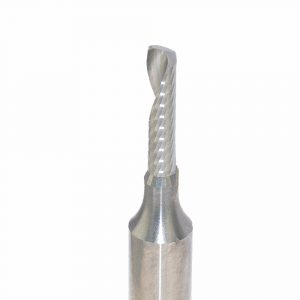 Onsrud 63-610 Solid Carbide router 1FL 1/8 x 1/2 x 2 OAL For Aluminum Sheet, Aluminum Plate, 1/4 Shank