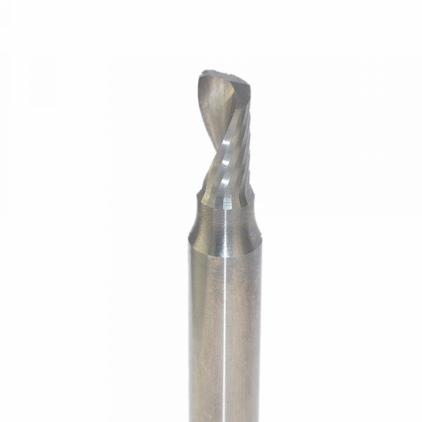 Onsrud 63-614 Solid Carbide router 1FL 3/16 x 3/8 x 2 OAL For Aluminum Sheet, Aluminum Plate, 1/4 Shank