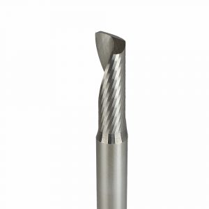 Onsrud 63-624 Solid Carbide router 1FL 1/4 x 1-1/4 x 3 OAL For Aluminum Sheet, Aluminum Plate, 1/4 Shank
