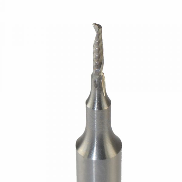 Onsrud 63-700 Solid Carbide router 1FL 1/16 x 1/4 x 2 OAL For Hard Plastic, Solid Surface, 1/4 Shank