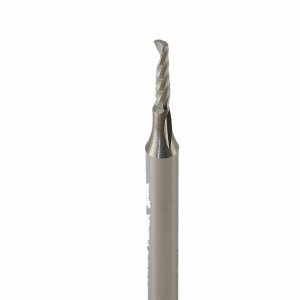 Onsrud 63-701 Solid Carbide router 1FL 1/16 x 1/4 x 2 OAL For Hard Plastic, Solid Surface, 1/8 Shank
