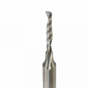Onsrud 63-707 Solid Carbide router 1FL 1/8 x 3/4 x 2-1/2 OAL For Hard Plastic, Solid Surface, 1/4 Shank