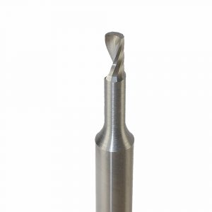 Onsrud 63-710 Solid Carbide router 1FL 1/8 x 1/4 x 2 OAL For Hard Plastic, Solid Surface, 1/4 Shank