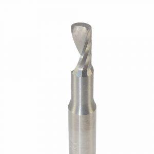 Onsrud 63-717 Solid Carbide router 1FL 3/16 x 3/8 x 2 OAL For Hard Plastic, Solid Surface, 1/4 Shank