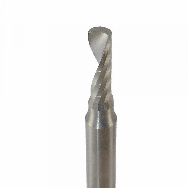 Onsrud 63-718 Solid Carbide router 1FL 3/16 x 5/8 x 2 OAL For Hard Plastic, Solid Surface, 1/4 Shank