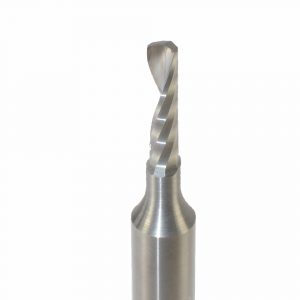 Onsrud 63-743 Solid Carbide router 1FL 1/8 x 1/2 x 2 OAL For Hard Plastic, Solid Surface, 1/4 Shank