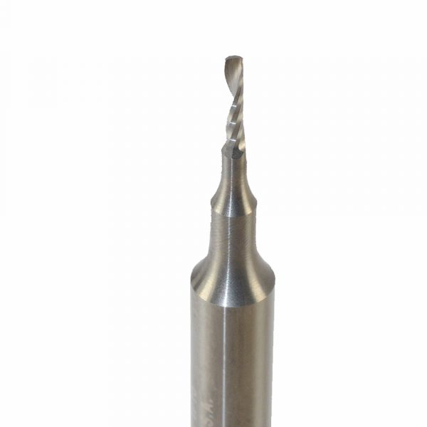 Onsrud 63-750 Solid Carbide router 1FL 1/16 x 1/4 x 2 OAL For Soft Plastic, Solid Surface, 1/4 Shank