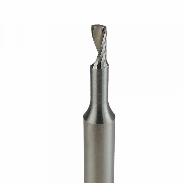 Onsrud 63-760 Solid Carbide router 1FL 1/8 x 1/4 x 2 OAL For Soft Plastic, Solid Surface, 1/4 Shank