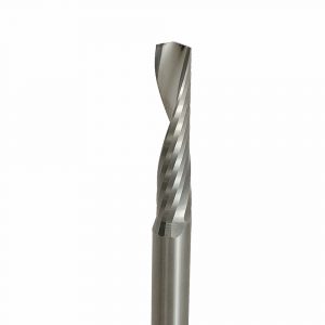 Onsrud 63-795 Solid Carbide router 1FL 3/8 x 1-5/8 x 3-1/2 OAL For Soft Plastic, Solid Surface, 3/8 Shank