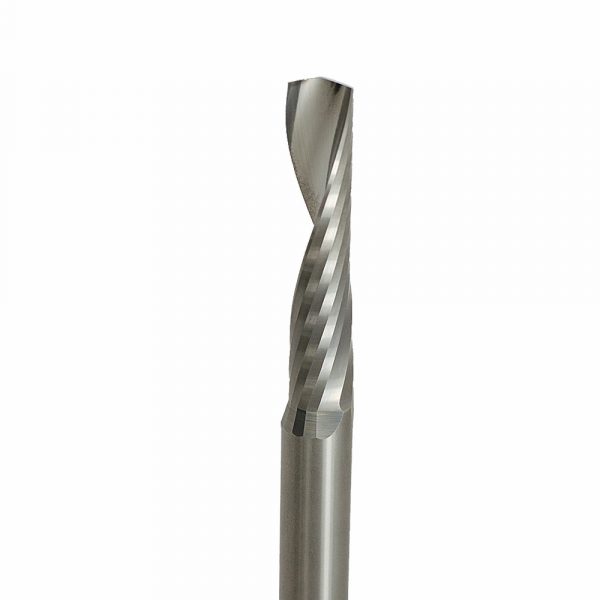 Onsrud 63-795 Solid Carbide router 1FL 3/8 x 1-5/8 x 3-1/2 OAL For Soft Plastic, Solid Surface, 3/8 Shank