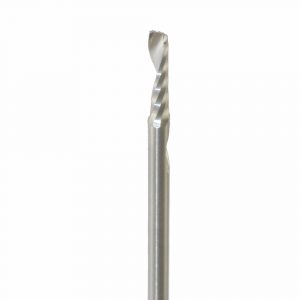Onsrud 63-806 Solid Carbide router 1FL 2.50 mm x 8.00 mm x 50.00 mm OAL For Hard Plastic, Solid Surface, 2.50 mm Shank
