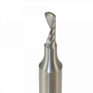 Onsrud 63-862 Solid Carbide router 1FL 3.00 mm x 8.00 mm x 64.00 mm OAL For Soft Plastic, Solid Surface, 6.00 mm Shank