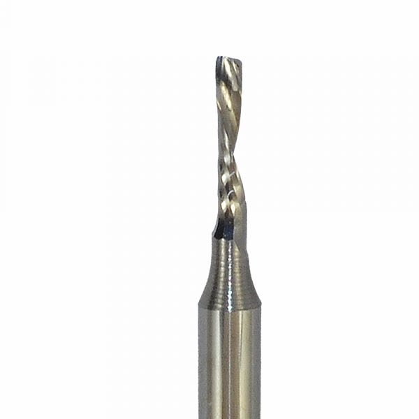 Onsrud 64-000 Solid Carbide router 1FL 1/16 x 1/4 x 2 OAL For Plastic, Wood, Aluminum, Solid Surface, 1/8 Shank