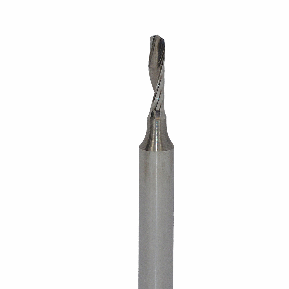 Onsrud 65-012 Solid Carbide router 1FL 1/2 x 2 OAL For Plastic, Wood, Aluminum, Solid Surface, 1/4 Shank