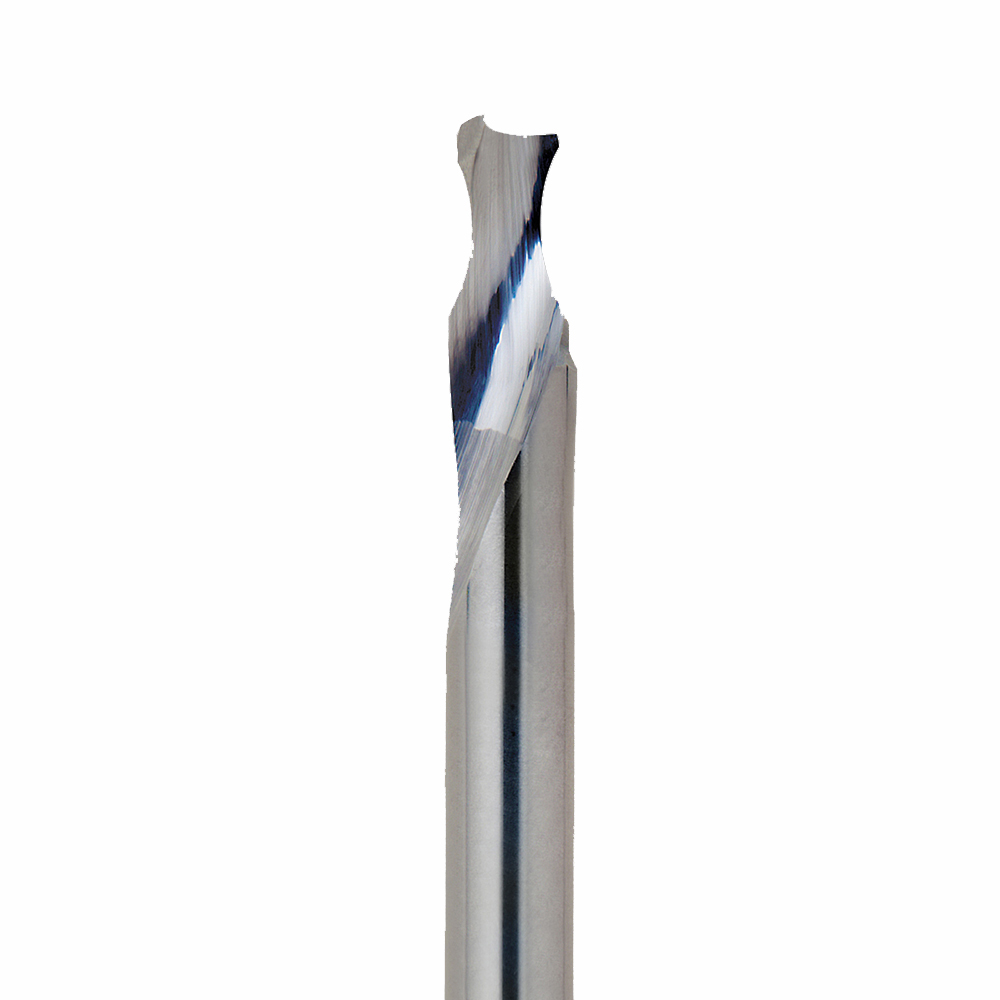 Onsrud 66-086 Solid Carbide router 1FL 1/4 x 3/8 x 2-1/2 OAL For Soft Plastic, Hard Plastic, Solid Surface, 1/4 Shank